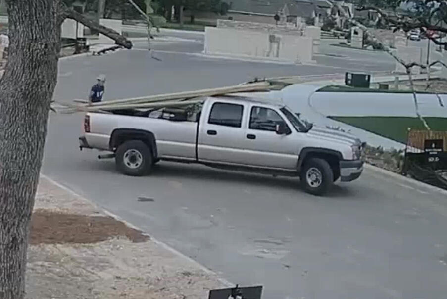 Suspect Loading Lumber