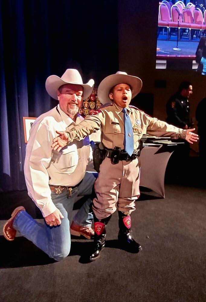 Sheriff with Honorary Deputy DJ