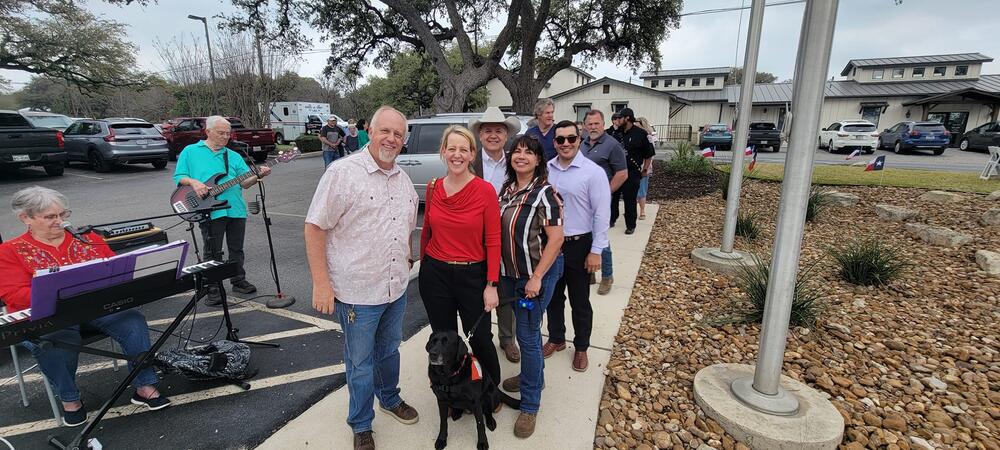 Mike, Michelle, and Rene with the DA Office