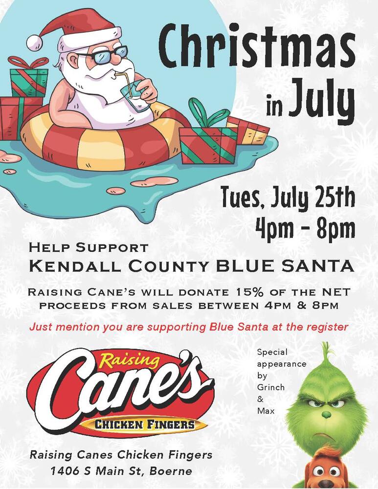 Canes Christmas in July
