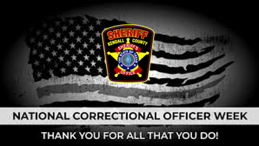 Correctional Officer Week with US Flag and the SO Patch