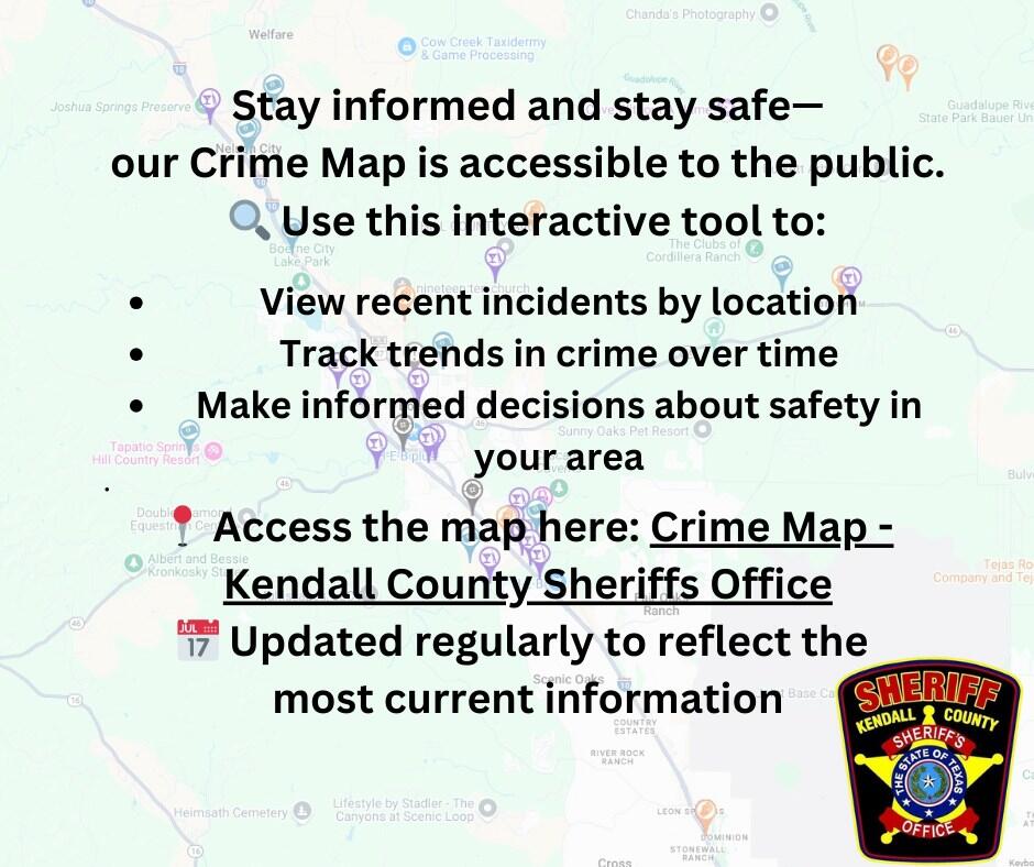 KCSO Crime Map with patch