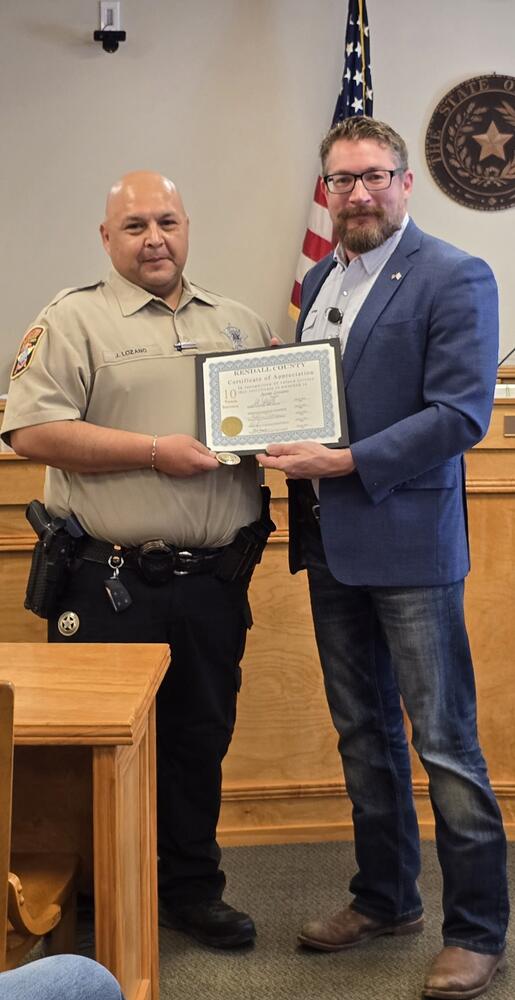 County Judge and Deputy Lozano