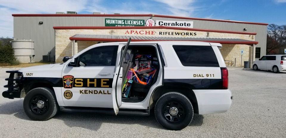 Patrol SUV full of toys 