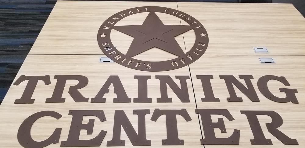 Wood Training Center Sign 