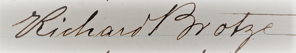 Richard Brotze signature