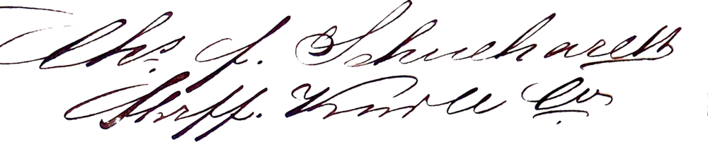 Charles F. Schuchardt signature
