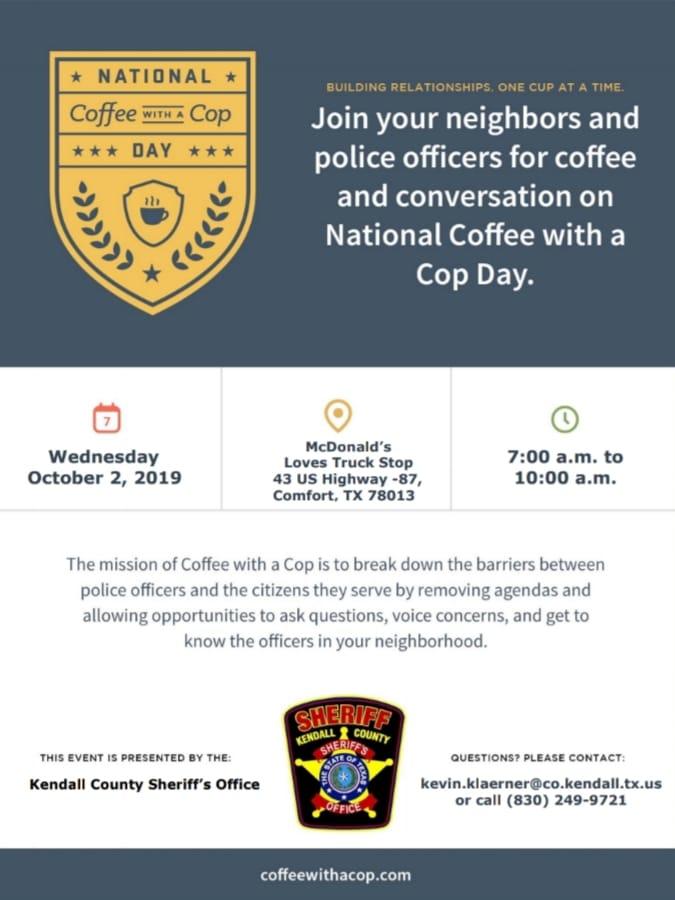 National Coffee with a Cop Flyer 