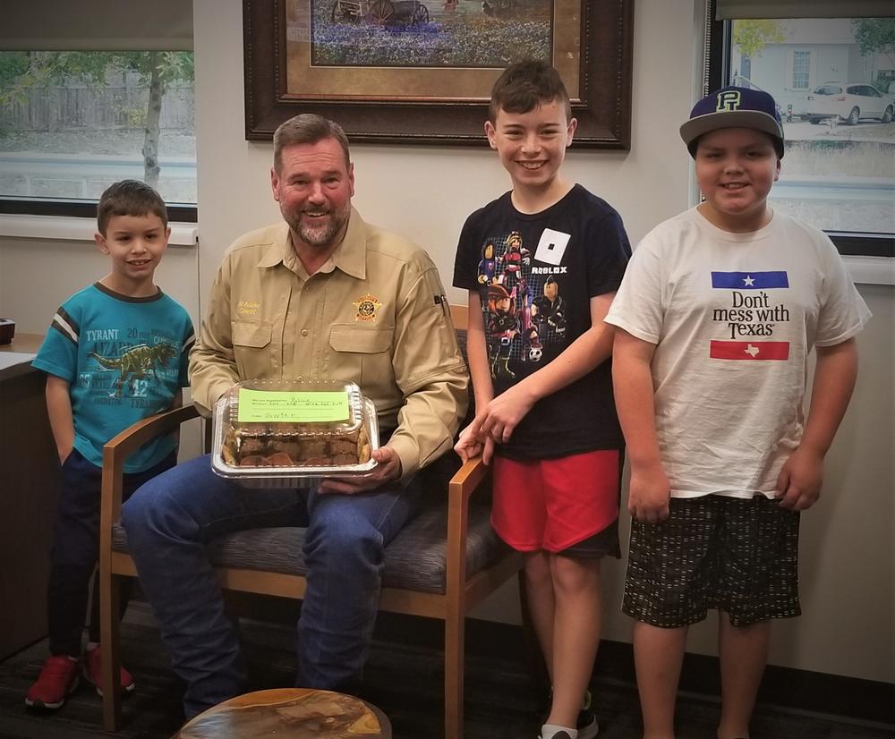 Homemade Brownies for the Sheriff